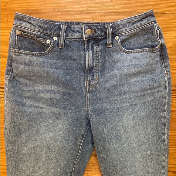 Madewell medium wash Curvy Perfect Vintage straight leg jean SIZE 29P - Picture 3 of 7